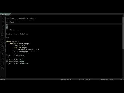 Function With Dynamic