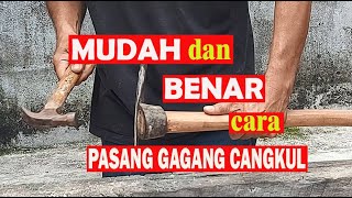 Cara Memasang Gagang Cangkul Supaya Kuat Kokoh Dan Tahan Lama