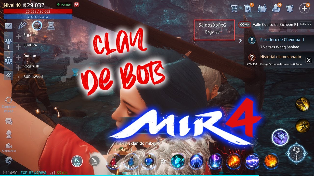 MIR4 ASÍ TRABAJAN LOS BOTS - YouTube