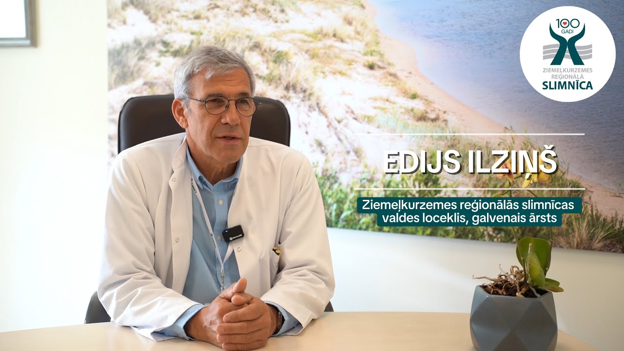Simtgades sarunas: Ziemeļkurzemes reģionālās slimnīcas valdes loceklis, galvenais ārsts Edijs Ilziņš