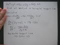 Calculus: Finding Tangent Lines vertical and horizontal by using Implicit Differentiation