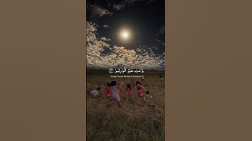 اللهم ارزق كل مشتاق الذرية الصالحة، وقر عينه بها في الدنيا والآخرة🤲القارئ بلال دربالي