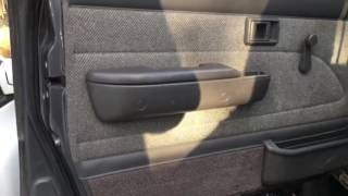 Interior shot of the 1989 hilux truck