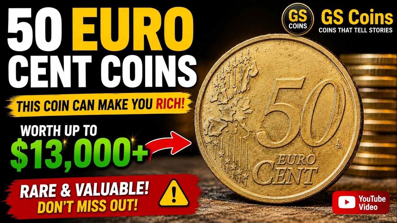 The Secret 50 Euro Cent Coins Worth THOUSANDS | GS Coins - YouTube