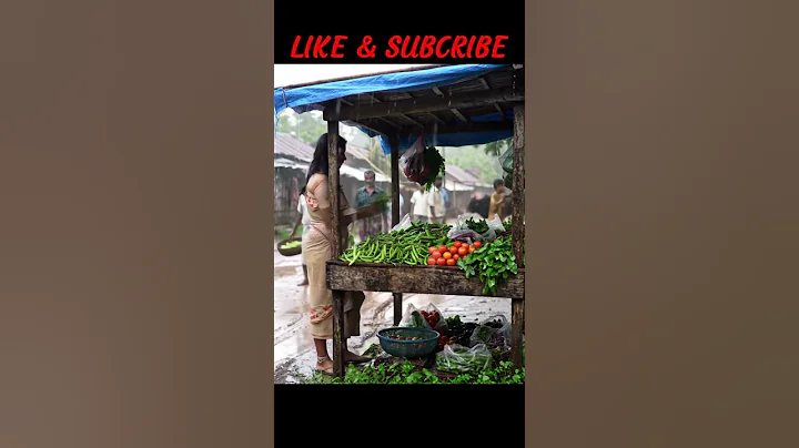 "She Braved the Rain to Sell Veggies | Heartwarming Village Moment"