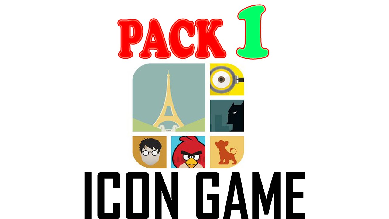 Icon Game Pack 1 - All Answers - Walkthrough - YouTube