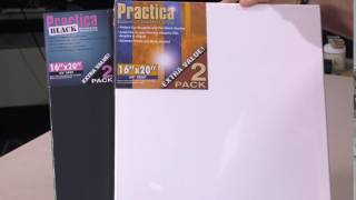 Practica Canvas Available in White & Black acrylic primed - Visual Commerce #2