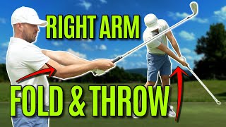 GOLF: Right Arm Fold & Throw EXPLAINED