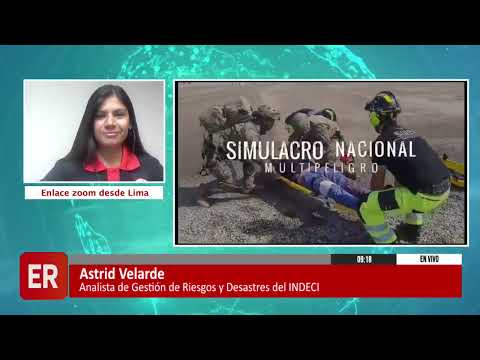 INDECI REALIZA EL 15 DE AGOSTO SIMULACRO NACIONAL MULTIPELIGRO