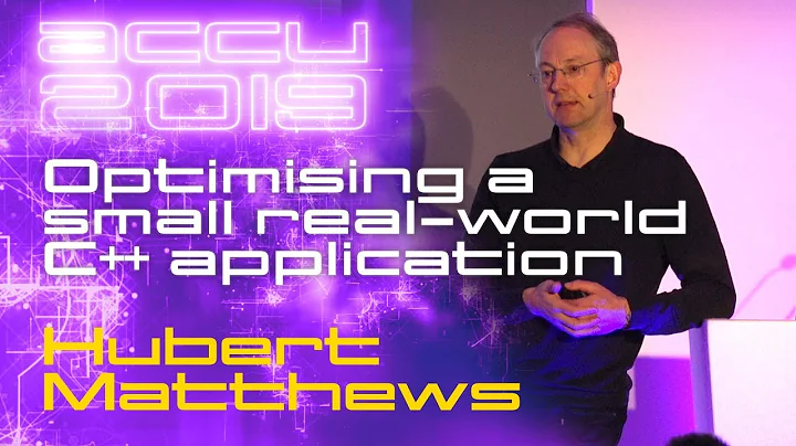 Optimising a small real-world C++ application - Hu...