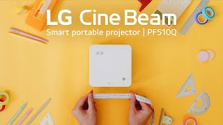 LG CineBeam : Introducing the PF510Q Smart Portable Projector | LG
