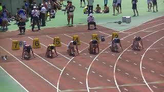 20180609 国公立戦男子対校100m予選 阿久津