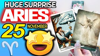 Aries ♈HUGE SURPRISE🎁is COMING Into YOUR LIFE❗💸 horoscope for today NOVEMBER 25 2025 ♈ #aries tarot