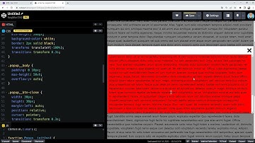 2022-07-19, 자바스크립트와 제이쿼리 기초, 41강, 팝업2 구현, 화면의 높이가 작으면 적절한 단계에서 스크롤바가 생기게 해주세요.