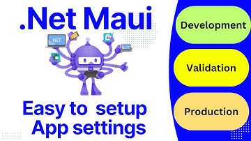.Net Maui | App Configuration Settings | appsettings
