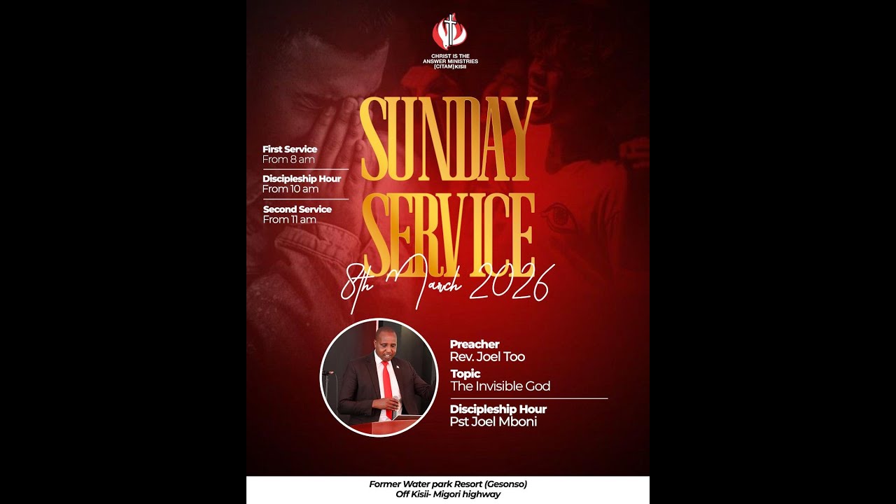 SUNDAY SERVICE | 8TH MARCH 2026 - YouTube