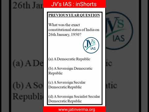 JV's IAS Polity inShorts :  Question Explained #shorts #jvias #upsc