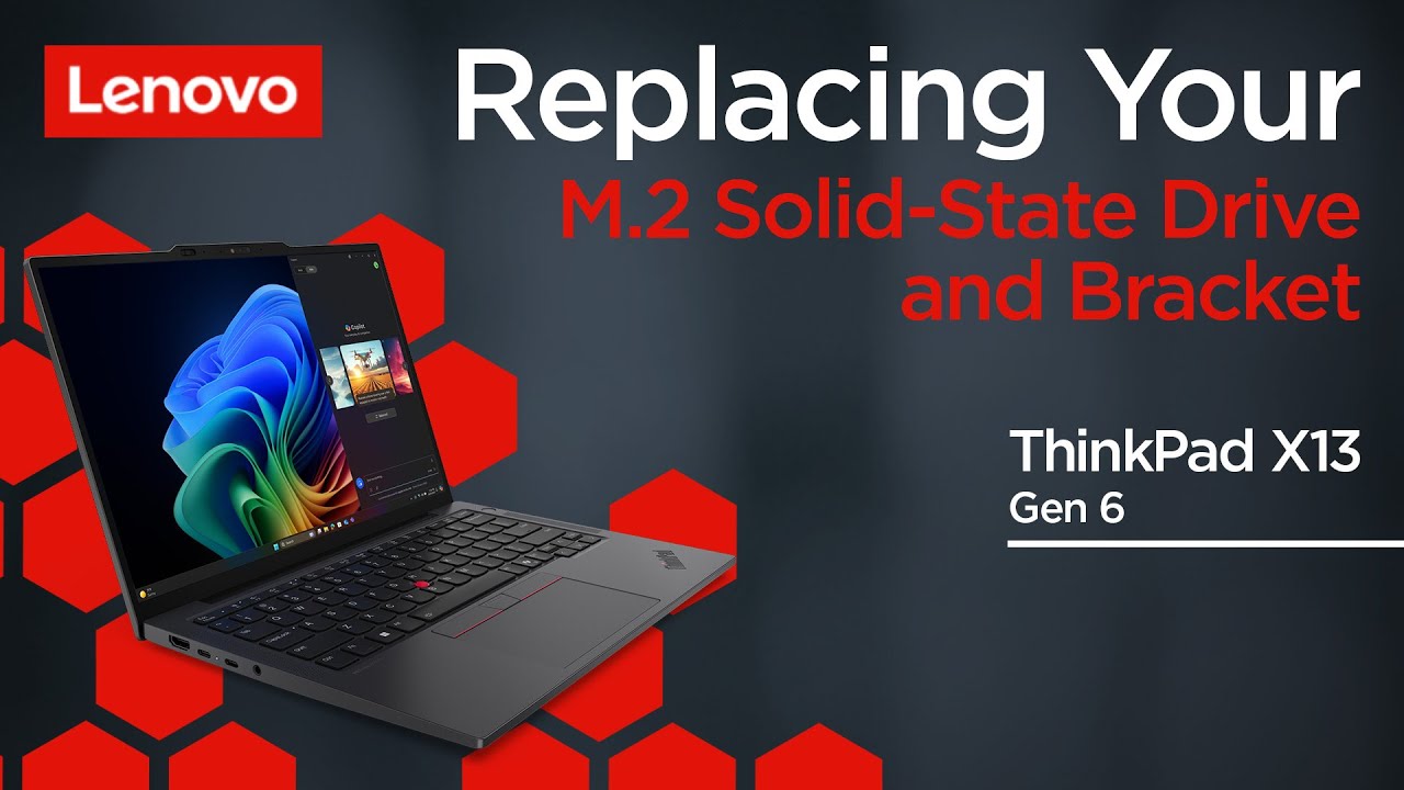 Replacing Your M.2 Solid-State Drive | ThinkPad X13 Gen 6 | Customer Self Service