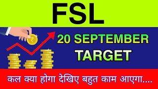 20 September FSL Share | FSL Share latest news | FSL Share price today News