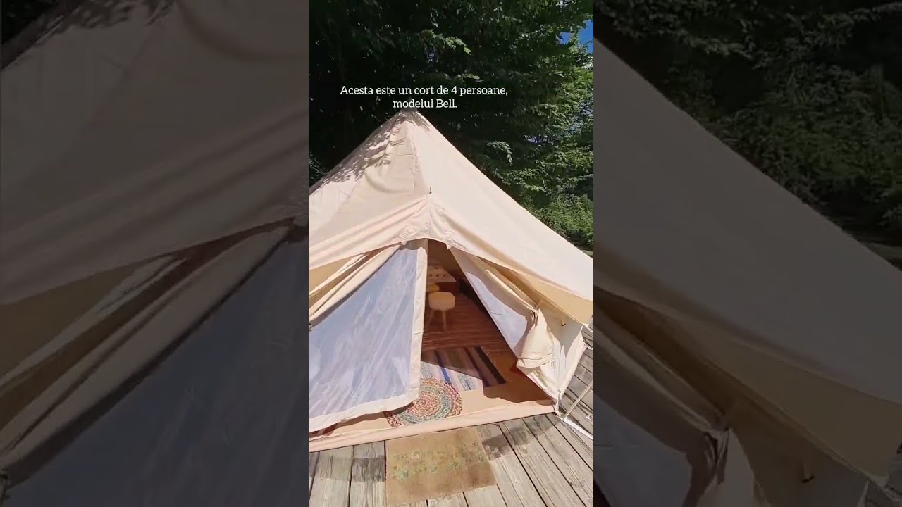 Hai sa vezi cum arata un cort la Green Camp Adventure Glamping