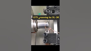 The best choice for G75 grooving- Smartlathe SL-36 CNC lathe! - #shorts #trending