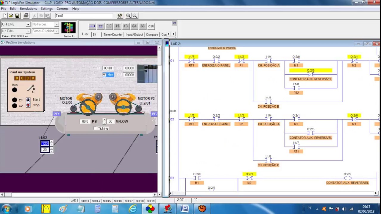 AUTOMAÇÃO: Compressores alternados