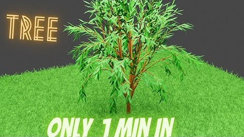 blender  tree only 1min 🤫| Blender 3d animation tutorial || #3D ARTIST 0.2