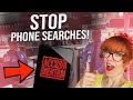 How to Stop Phone Searches When Traveling