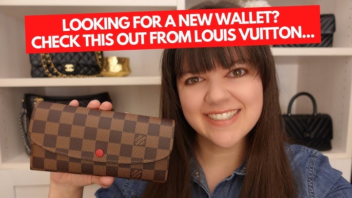 Louis Vuitton Emilie Wallet Wine Monogram Empreinte