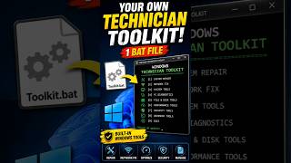 Create Your Own Windows Technician Toolkit in 60 Seconds! 🤯