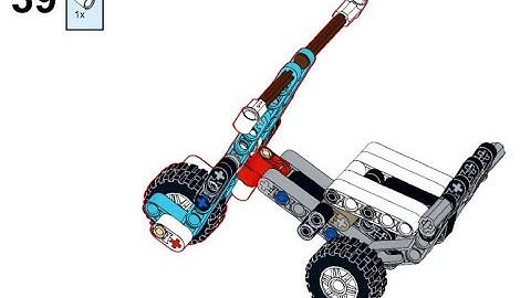 LEGO® 42133 Alternate Build - Technic Telehandler - Tricycle