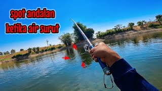BERUNTUNG SEKALI SATU ROMBONGAN NGOMSET SEMUA DI WADUK INI || mancing ikan nila di waduk Sangiran