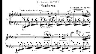 Chopin: Nocturne Op.27 No.2 in Db Major (Moravec) chords