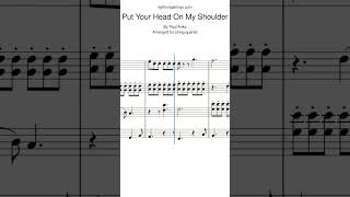 Paul Anka - Put Your Head On My Shoulder | String Quartet Sheet Music | lightningstrings.com
