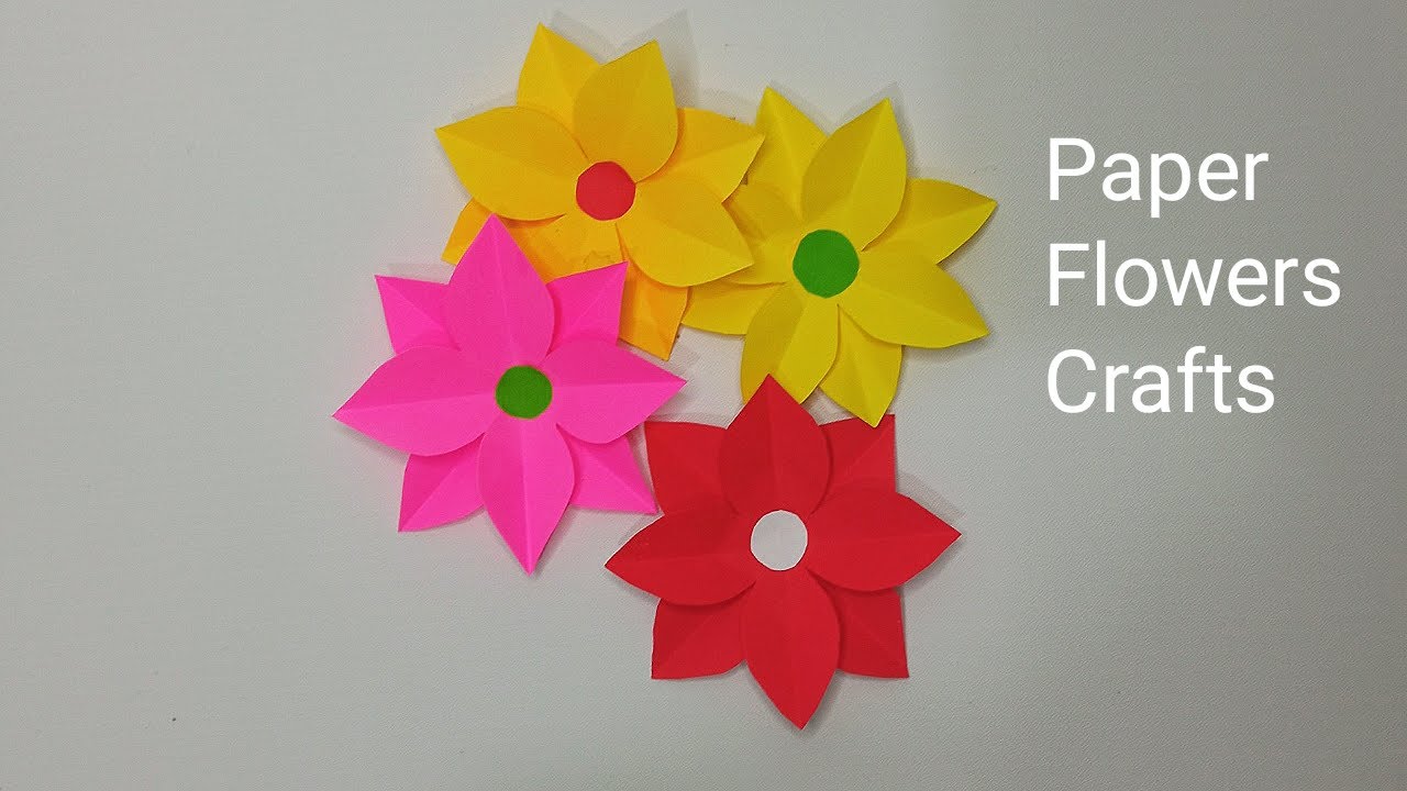 Easy Paper Crafts | Amazing paper flowers 