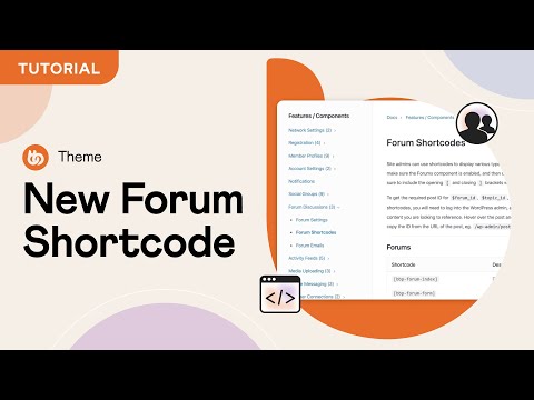 How to create a discussion forum with the [bbp-forum-form] shortcode?