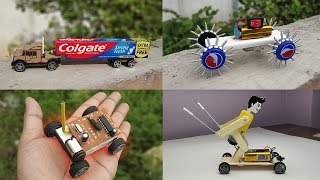 6 Amazing DC Motor  Toys | How To Make DC Motor Car