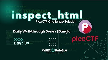PicoCTF Inspect html Challenge Solution | Daily Walkthrough Series (Bangla)