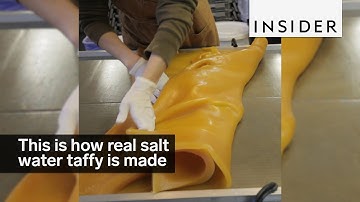 This is how real salt water taffy is made