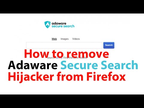 How to remove Adaware Secure Search Hijacker from Firefox