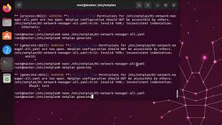 Permissions for /etc/netplan/01-network-manager-all.yaml are too open Netplan configuration should screenshot 5