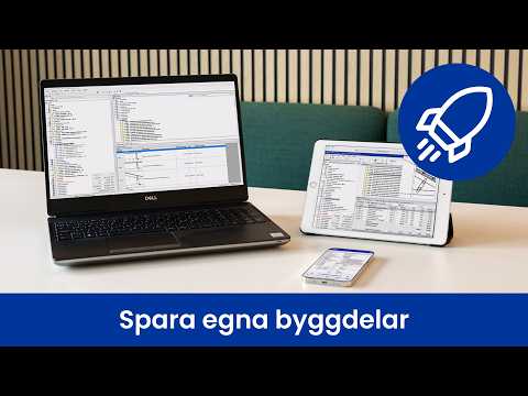 Spara egna byggdelar