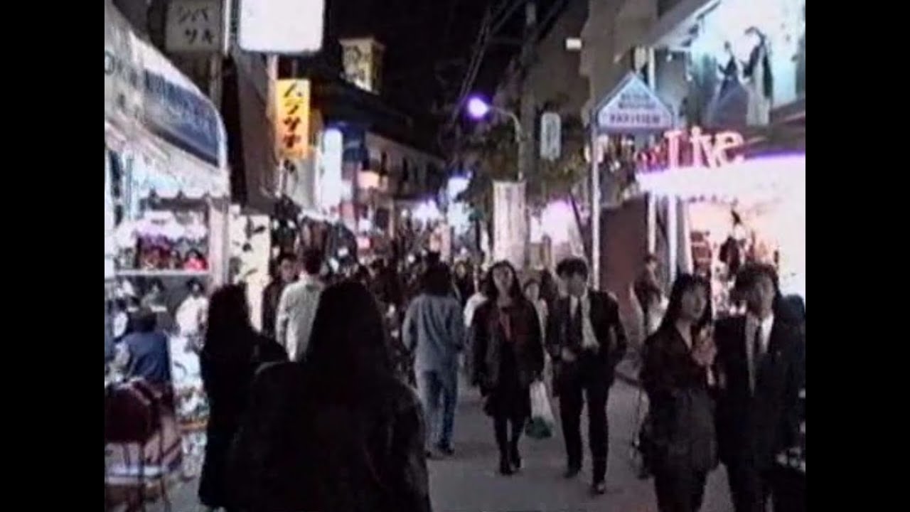 1990 原宿 夜の竹下通りとその周り散策散歩 Harajuku Walkabout