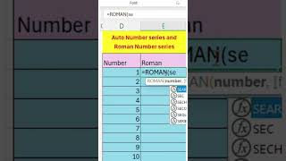 Stop typing numbers manually in Excel ! Excel SEQUENCE Function | Numbers to Roman Instantly 🔢➡️ⅠⅡⅢ