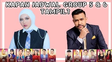 JADWAL KONSER DA7 TOP 40 GROUP 5 DAN 6