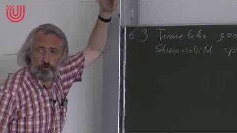 General theory of relativity - Volker Perlick - Lecture 21