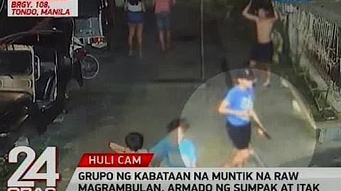 Grupo ng kabataan na muntik na raw magrambulan, armado ng sumpak at itak