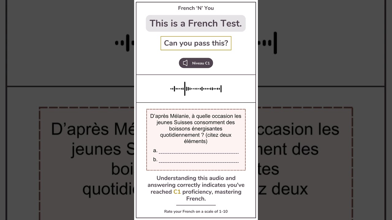 DALF C1 French Listening Test-1 #dalfc1 #frenchnyou #french #frenchlistening #practice