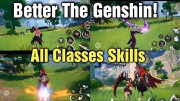 Crystal Of Atlan All Classes Transformations & Skills - Way Better Then Genshin!