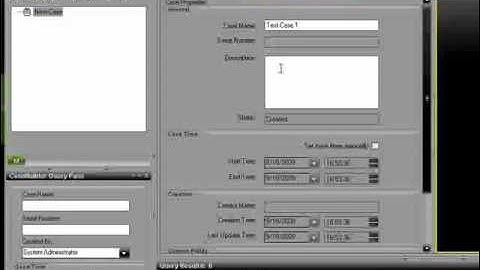DVTEL CaseBuilder Application - Demonstration